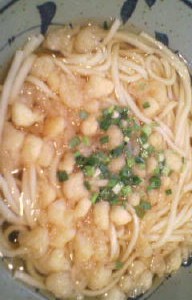 うどんまみれ～～( ￣▽￣～)
