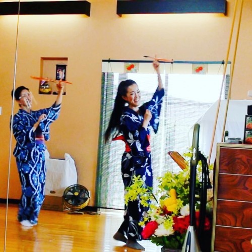 日本舞踊の稽古〜♪